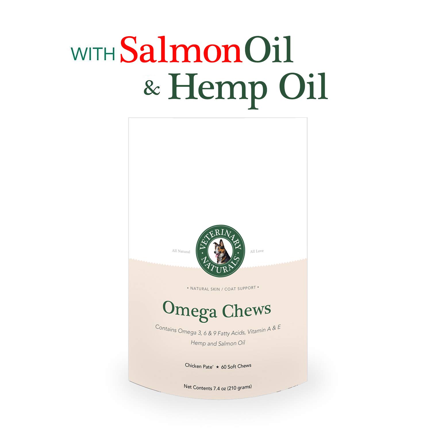 Vet Naturals Omega Chews for skin and coat health
