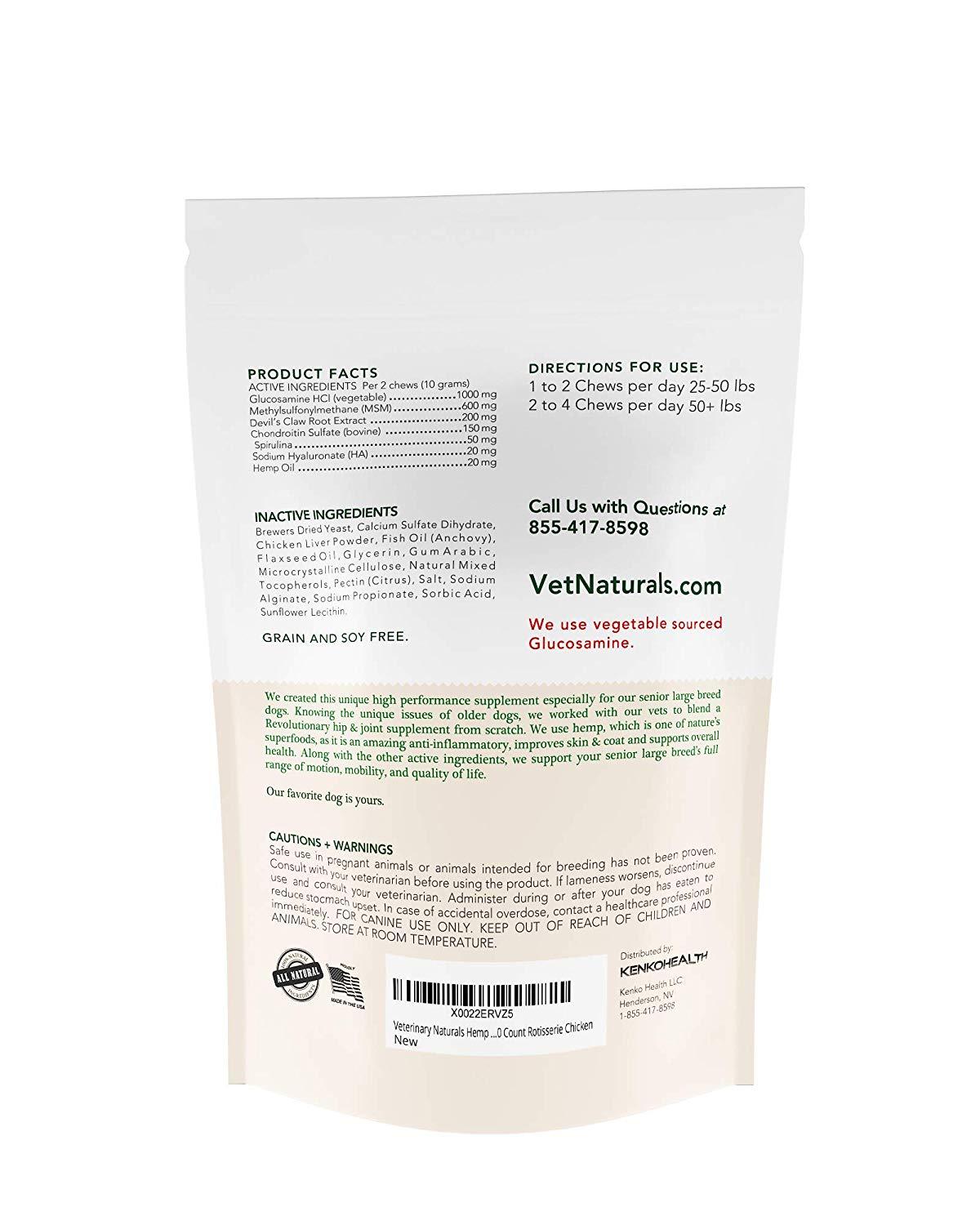 https://vetnaturals.com/collections/all-products-mns/products/veterinary-naturals-hemp-hips-chicken-senior-large-breed - Dog Arthritis Supplements: What Senior Dogs Really Need